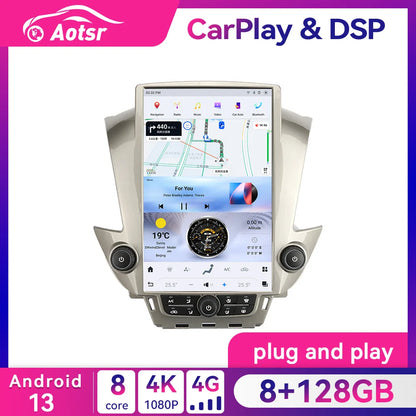 14.4" CarPlay Tesla Screen Android 13 Car Radio GPS For GMC Yukon Chevrolet Tahoe Suburban 2014-2021 Multimedia Player Head Unit