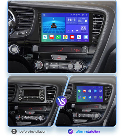 Hizpo 9" Car Radio for Kia K5 Optima 2011-2015 GPS Navigation 2 din Android Auto Multimedia Video Player 4G WIFI Carplay RDS DSP