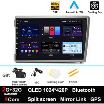 Android 13 For Volvo S60 V70 XC70 2000-2004 GPS Car Radio Stereo Multimedia Player Audio Navigation BT Carplay wifi+4G