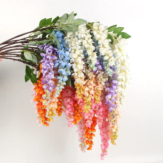 120cm artificiel Abler géant glycine longues Branches fleurs mariage décor à la maison salon toile de fond Arrangement fleur sus