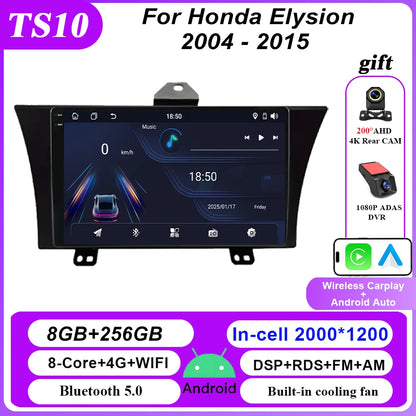 Android Car DVD Carplay Android Auto For Honda Elysion 2004 - 2014 2015 Auto Radio Stereo GPS Navigation Multimidia Player 2din