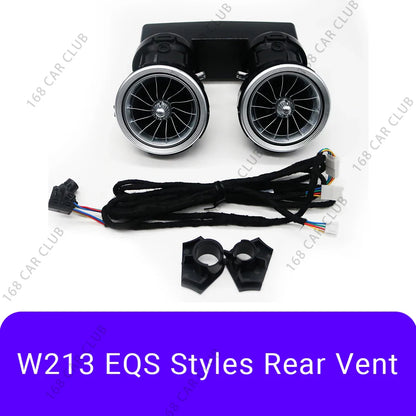 LED Air Vents 3D/4D Rotate Tweeter Speaker For Mercedes Benz W213 W238 E53 E63 E-Coupe Car 64 Colours Lnterior Decorative Lights