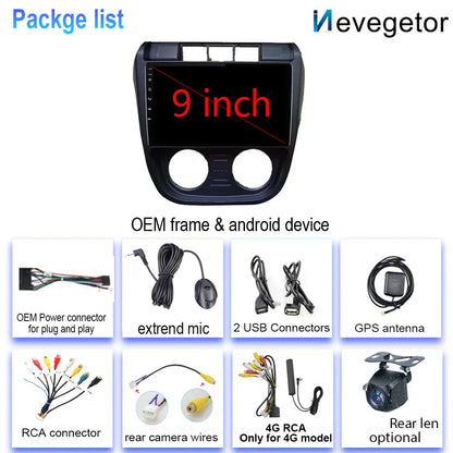 Android 14 Stereo Car Radio For VOLKSWAGEN Crossfox 2003-2009 Multimedia Video Player 4G GPS Android Auto CarPlay DSP No 2 Din