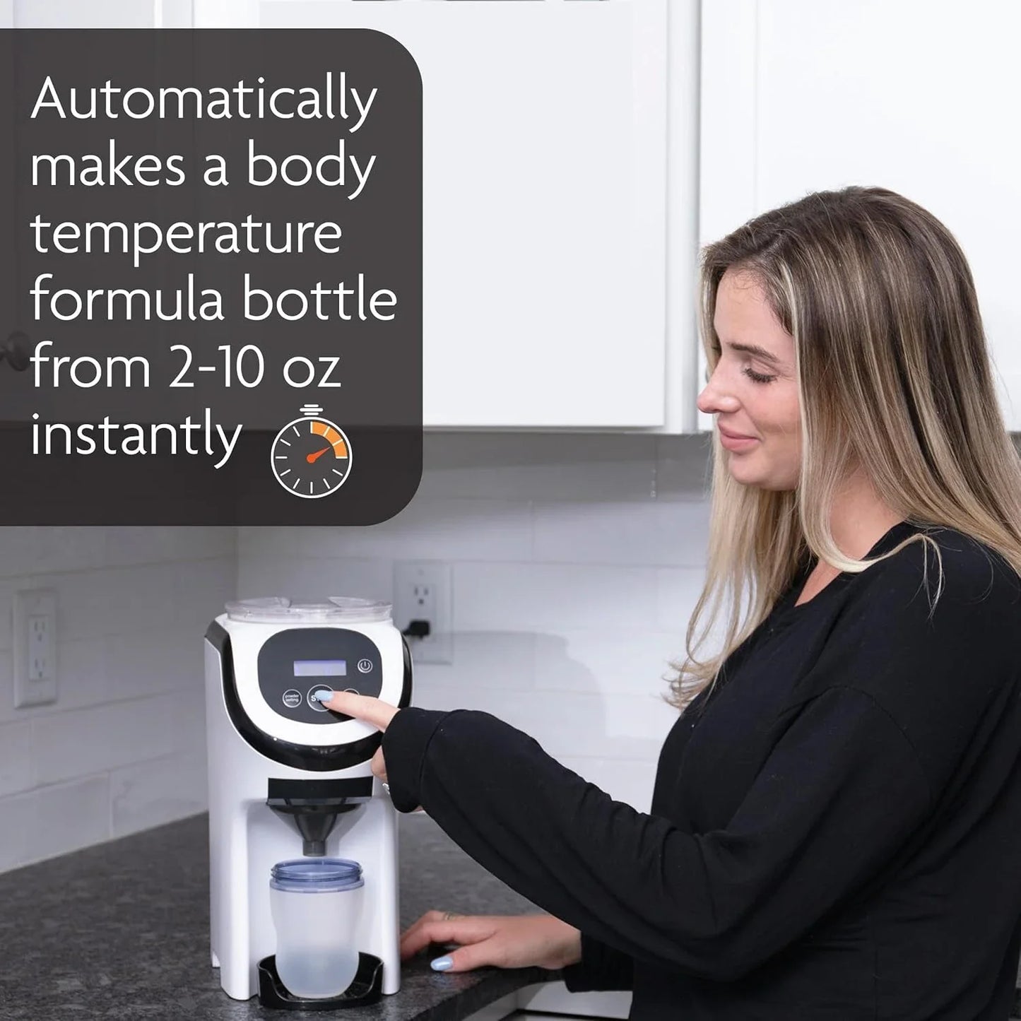 Baby Formula Mixer Machine Fits Small Spaces and is Portable for Travel– Bottle Makers Makes The Perfect Bottle