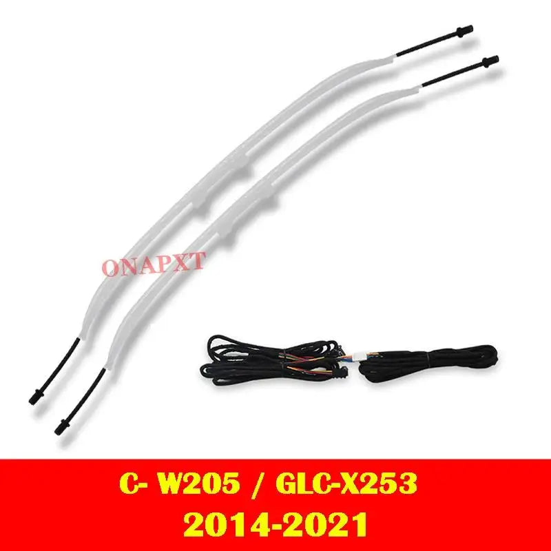RHD AMbient Light For Benz C/GLC Coupe W205 X253 C43 C63 C200 C180 Decorative LED Strip Light 3D Tweeter Speaker Lamp