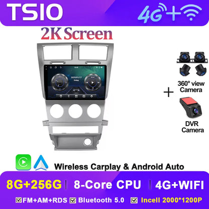 Car Multimedia Radio Player For Dodge Avenger JS 2007 - 2010 For Dodge Nitro 2006 - 2011 Android 14 2din Autoradio BT 5G Wifi