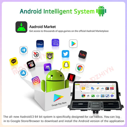 12.3 " Android13 Car Multimedia Video Player For Nissan Patrol Y62 Infiniti QX56 QX80 2010-2020 GPS Navigation CarPlay Auto 4G