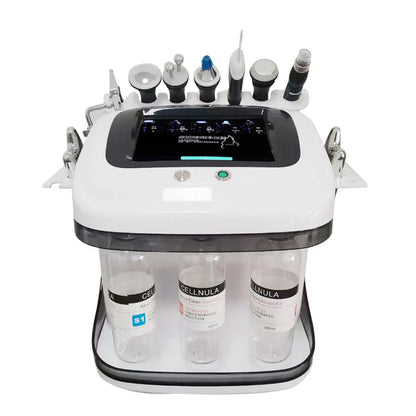 The New 10 In 1 Aqua Peeling Lift Skin Bubble Moisturizer Oxygen Machine Skin Care Cleansing Facial Dermabrasion Equipment