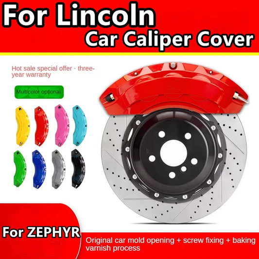 For Lincoln ZEPHYR Brake Caliper Cover Aluminum Alloy Front Rear Wheel Modification Kit Fit 2.0T 2WD 2024