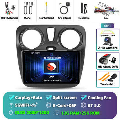 Android 14 Car Radio For Renault Lodgy Dacia Dokker 2012 2013 - 2021 Autoradio Auto Carplay WIFI+4G Multimedia DSP Stereo Player