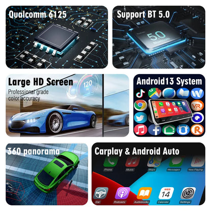 14.5 Inch Android 13 Car Radio For Chevrolet Silverado GMC Sierra 2013-2024 GPS Navigation DVD Multimedia Player Carplay+Auto