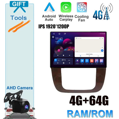 Android 14 Car Radio For GMC Yukon Chevrolet Tahoe Suburban 2008 - 2012 13.1Inch Screen GPS Navigation Wireless Carplay 4G WIFI