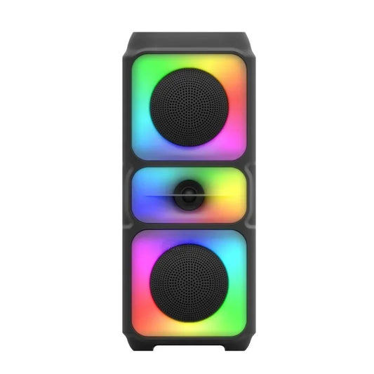 Wireless Column Big Power Stereo Portable Bluetooth Speaker Subwoofer Bass Party Speakers with Microphone Family Karaoke USB