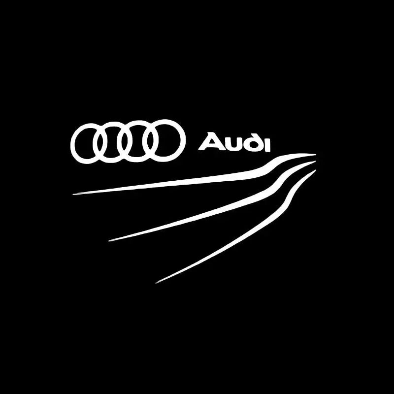 2X HD Led Car Door Logo Projector Welcome Light For Audi A3 A4 B8 8P 8V A6 C7 A5 Q5 B7 B6 S LINE QUTTRO RS Q3 SQ5 Q7 S3 S4 S5 S6