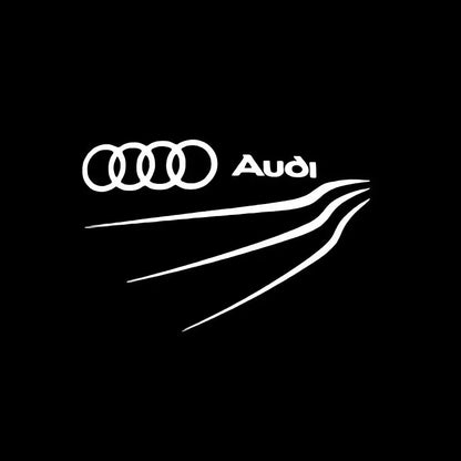 2X HD Led Car Door Logo Projector Welcome Light For Audi A3 A4 B8 8P 8V A6 C7 A5 Q5 B7 B6 S LINE QUTTRO RS Q3 SQ5 Q7 S3 S4 S5 S6