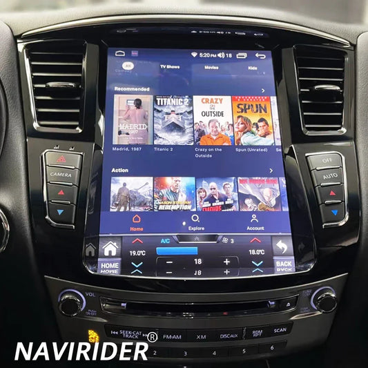 256gb Radio For Infiniti QX60 JX35 2014-2019 Android 13 Touch Screen Car Navi Multimedia Player Wireless Carplay Tape Recorder