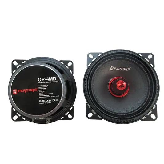 1Pair 4 inch Car Stereo Mid Range Woofer Integrated Vehicle Speaker 400W, 4 ohm Mid-bass Suitable for Car Audio Modification