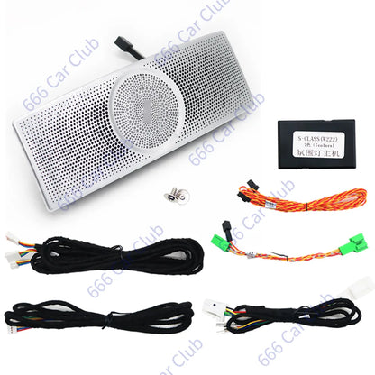 64 Colours LED Air Vents 3D/4D Speaker For Mercedes Benz W213 E-Class E-Coupe E43 E53 E250 Interior Ambient Ligh Decorative Lamp