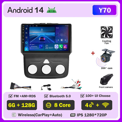 For Dodge Ram 1500 2500 3500 (2013-2019) Carplay Auto Screen Wireless Android Auto Car Intelligent Systems AutoMotive 8 Core DSP