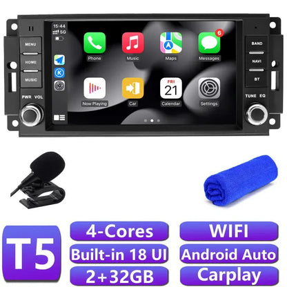 DSP Car Radio Stereo For Jeep Commander Carplay Android Auto Multimedia Player Screen Autoradio Navigation GPS BT 4G Head Unit