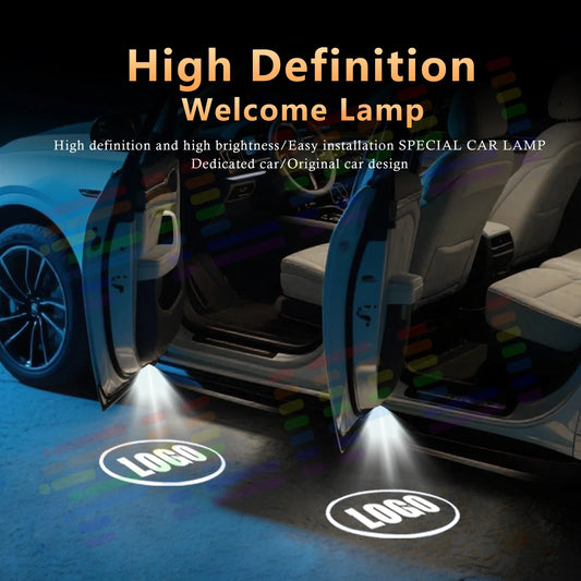Car Emblem Projector Lights Door Welcome Lamps For Volkswagen For Magotan For Passat Variant  For Golf For Sagitar For Passat