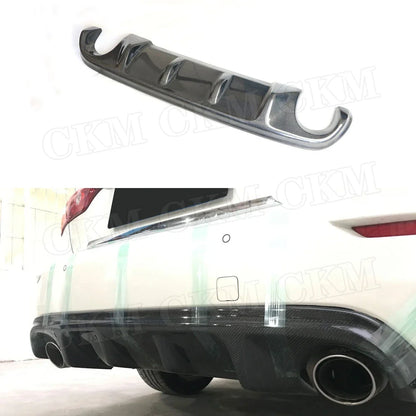 Rear Bumper Lip Diffuser Spoiler for Infiniti Q50 Q50S 2014-2017 FRP Car Body Kits