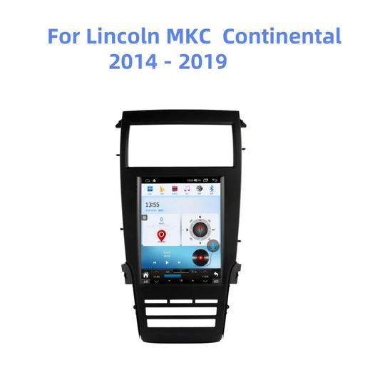 Android 13 DSP For Lincoln MKZ MKC MKX Continental 2014 - 2019 Tesla IPS Screen Car Multimedia Player GPS Navigation Audio Video