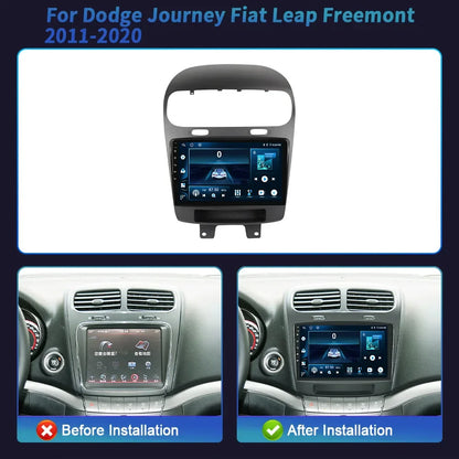 For Dodge Journey Fiat Leap Freemont 2011-2020 Car Radio Multimedia Navigation Wireless BT Carplay Touch Screen Head Unit Stereo