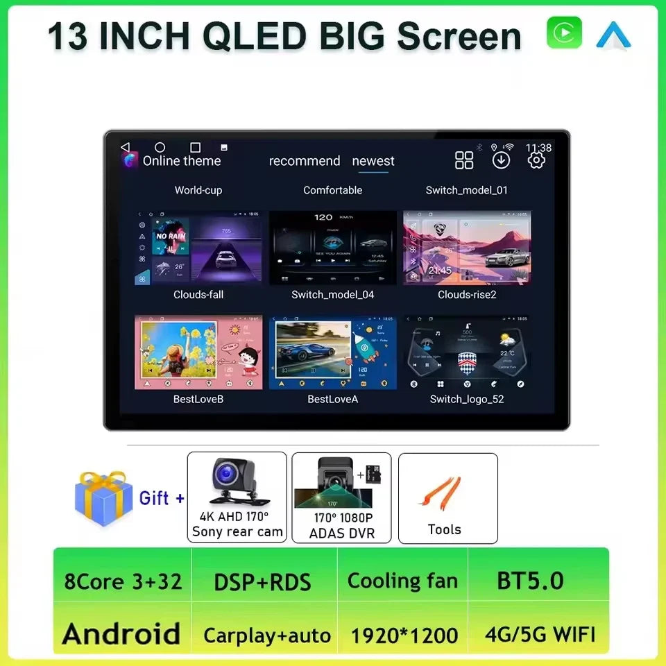 Android 14 Carplay Auto Car Radio For Peugeot 5008 4008 3008 2017 2018 2019 2020 Multimedia Video Player Navigation GPS Stereo