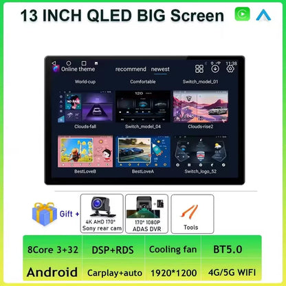 Android 14 Carplay Auto Car Radio For Peugeot 5008 4008 3008 2017 2018 2019 2020 Multimedia Video Player Navigation GPS Stereo