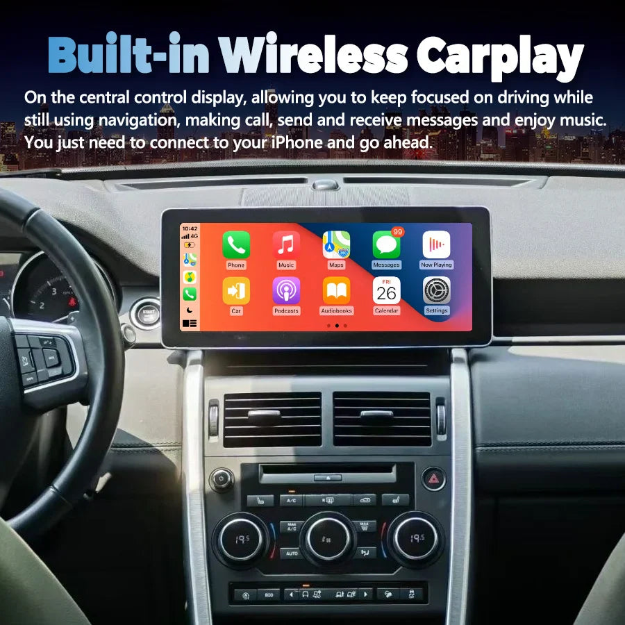 12.3 Inch Android 13 For Land Rover Discovery Sport L550 2015-2019 Multimedia Player GPS Navigation Auto Radio Stereo Head Unit