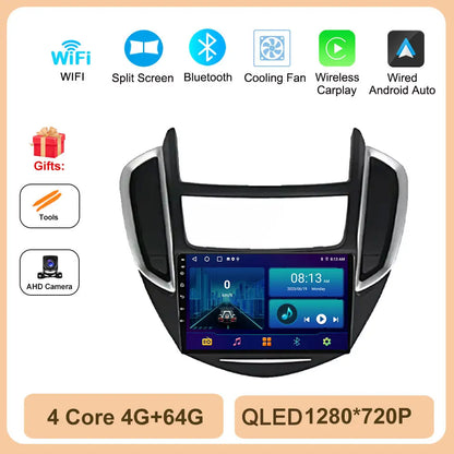 Android OS Car Radio Multimedia Stereo Player WiFi GPS Navigation Video For Chevrolet TRAX 2014 - 2016 Wireless Carplay 4G
