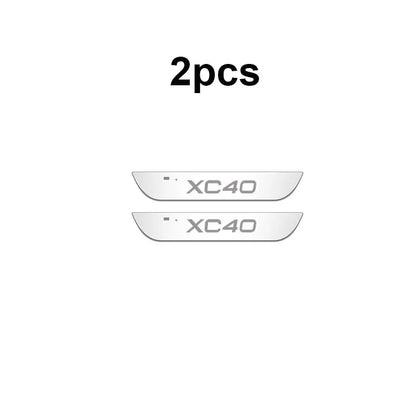 Car door Sill light logo Projector lamp Power Moving LED Welcome Pedal For Volvo XC40 car accesorios