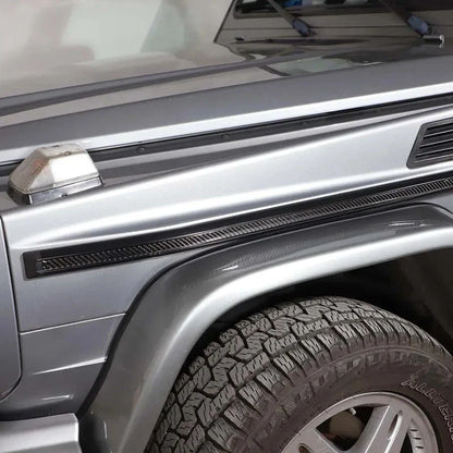 For Mercedes Benz G class w463 G63 side molding trim for G350 G400 G500 G55 G63 G65 black side molding trim kit with B logo