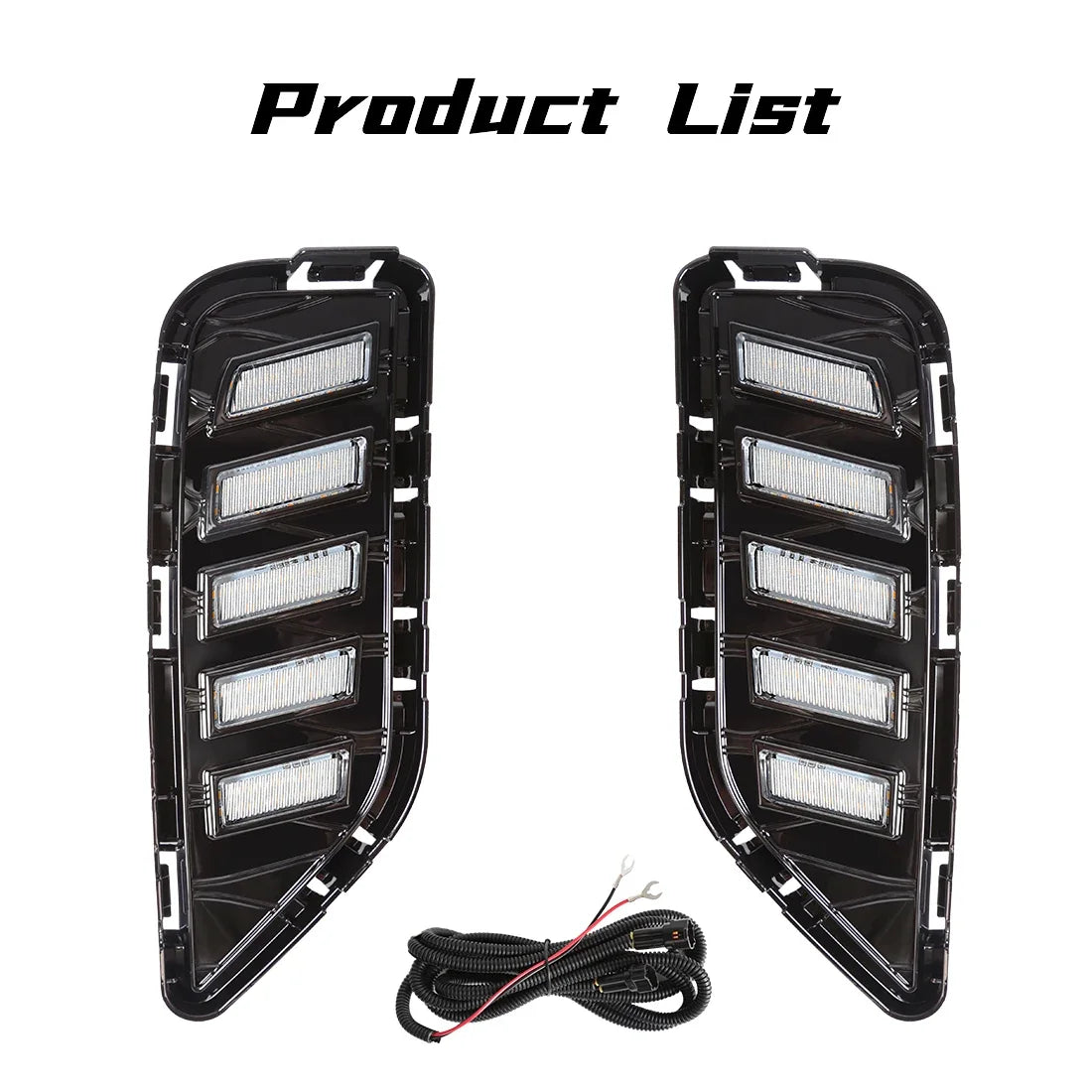 For Nissan Infiniti QX60 2022 2023 2024 Car LED DRL Daytime Running Lights Turn Signal Lamps Front Bumper Headlights Night Blue