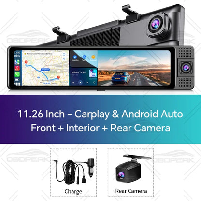 K1 11.26 inch IPS Touch Screen Wireless Carplay Android Auto  Radio Multimedia Video   GPS Navigation 5G WiFi BT+FM AUX