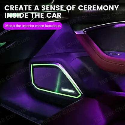 LED 32 Colours Ambient Light For Audi A6 A7 C8 RS6 RS7 Auto Door RGB Horn Cover Decorative Lamp Modified Parts LED Speaker Cover