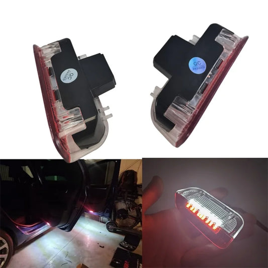 4Pcs Car LED Door Warning Light Welcome Projector for Golf 6 7 Jetta MK5 MK6 Passat B6 B7 CC TIGUAN Scirocco