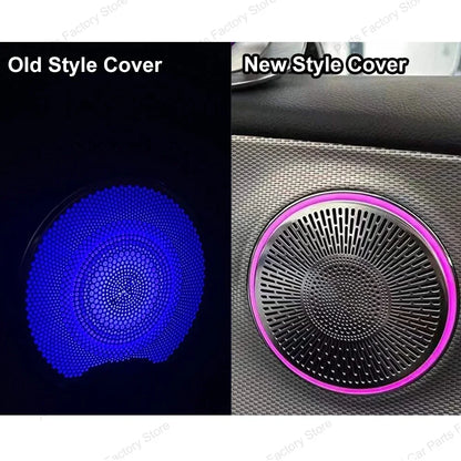 For Mercedes Benz E-Class W213 Air Vents 64 Colors 3D 4D Rotate Tweeter Interior W213 Ambient Light Speaker Cover for Light