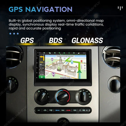 MEKEDE Android 13 2 Din GPS Multimedia Player For Ford 500 F150 Explorer Edge Escape Sport Lincoln Expedition Mustang Car Radio