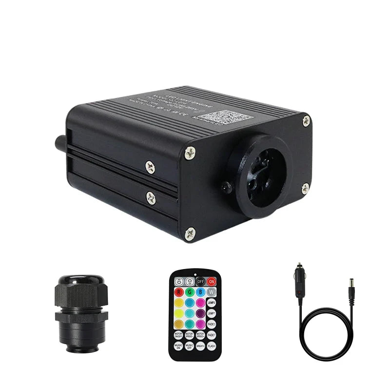 16W RGBW Twinkle Starry Sky Car Roof stars Fiber Optic Light  Music control Led Star Roof Car Interior Ambient Atmosphere Light