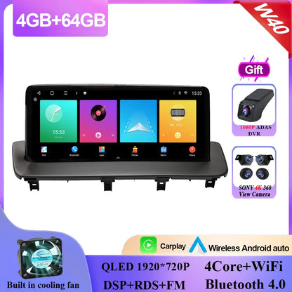 10.25 Inch Android 14 For MAZDA CX-9 CX 9 CX9 2016-2021 Car Radio Multimedia Player GPS Navigation Carplay Android Auto 2din DVD