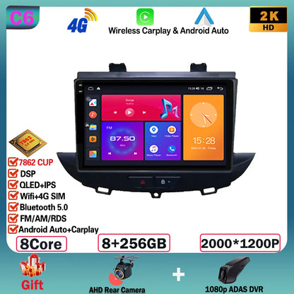 Android 14 For Opel Grandland X crossland x 2016-2020 Carplay Multimedia Monitor Screen Stereo Radio Video Player Car Navigation