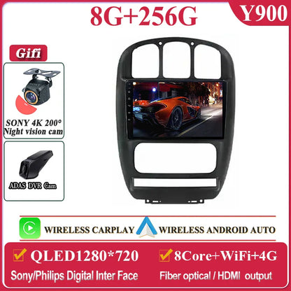 Auto Radio Android 14 For Dodge Caravan 4 For Chrysler Grand Voyager RS 2000 - 2012 Car Multimedia Player Navigation Screen DVD