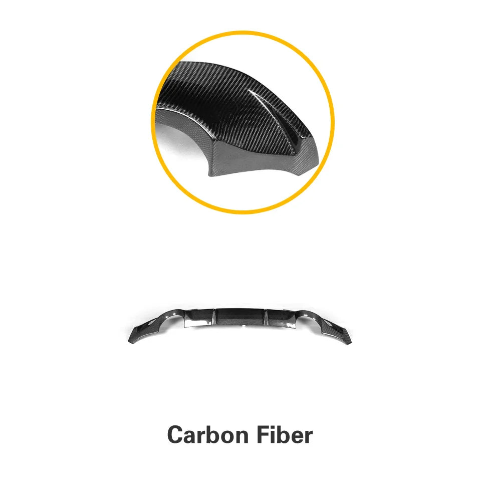 Carbon Fiber/FRP Car Rear Bumper Lip Diffuser for Infiniti G37 G37S Coupe Base Coupe Journey Sedan 2009-2013 No for US Version
