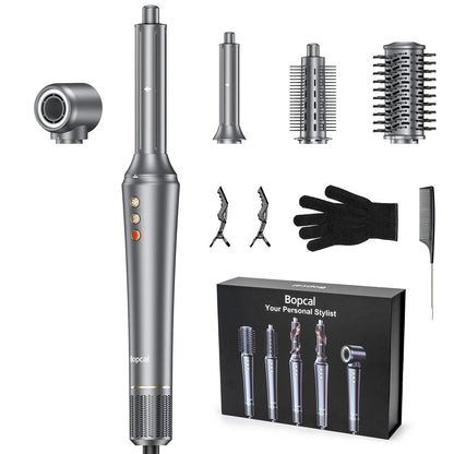 5 in 1 Hair Dryer,Multi Styling Tool,Straightener & 32mm Curling 300 Million Negative Ions Hair Care 1-3 Mins Quick Drying Gifts