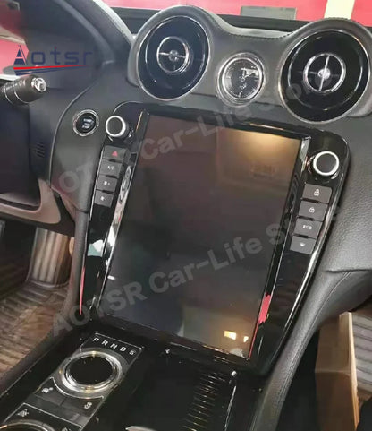 256GB AI Voice AUTO Carplay Multimedia Stereo Android 14 Player For Jaguar XJ XJL 2010~2018 GPS Navigation CAR Radio Head Unit
