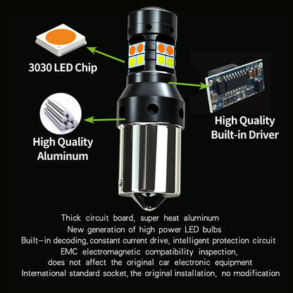 2pcs For Jeep Patriot MK 2007-2017 Dual Mode LED Turn Signal+Daytime Running Light DRL 2008 2009 2010 2011 2012 2013 Accessories