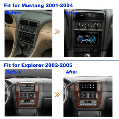 Topdisplay 8 Core CPU Android Radio Touch Screen Fits For Explorer 2002 2003 2004 2005 Ford Stereo Carplay Screen Radio Upgrade