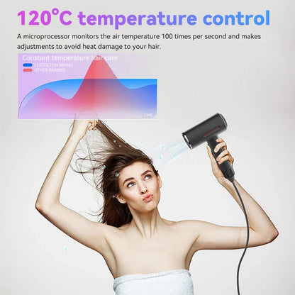 Lescolton High Speed Hair Dryers 110,000 Rpm Professional Salon Ionic Hairdryers Negative Ionic Blow Dryer Anti-static Hair Care